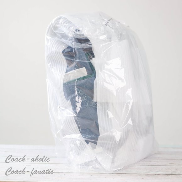 NWT Coach CL945 Track Backpack In Colorblock With Coach Stamp in Denim *SEALED* - Picture 9 of 9